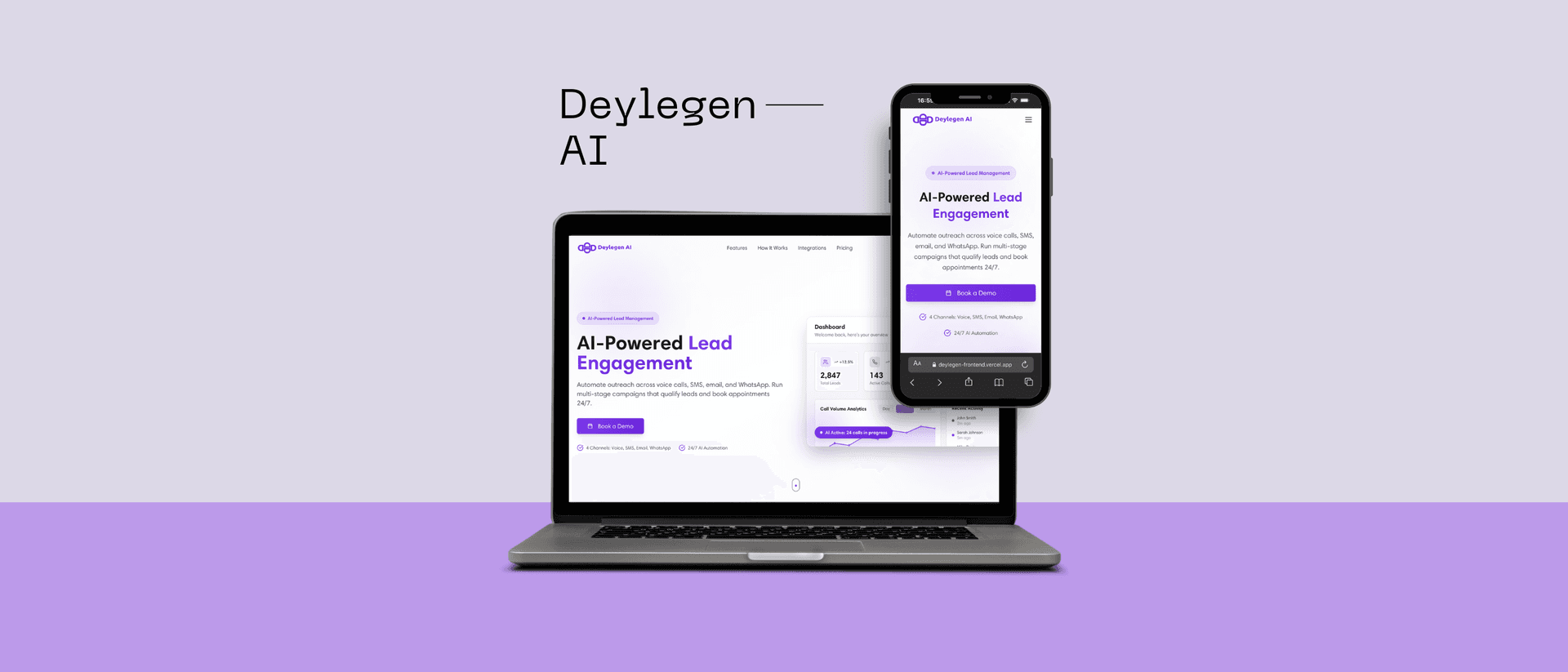 Deleygen AI - Our In-House 24/7 AI-Powered Virtual Sales Representative